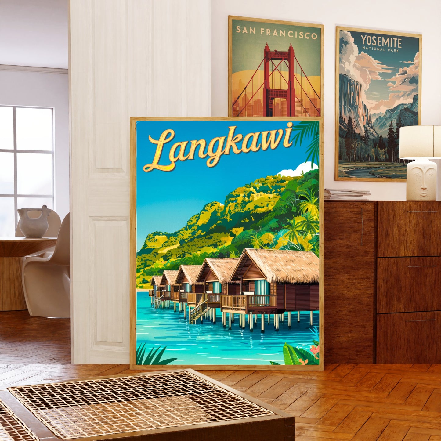 Langkawi  Vintage Travel Poster - Pristine Beaches