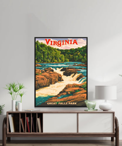 Virginia Vintage Travel Poster