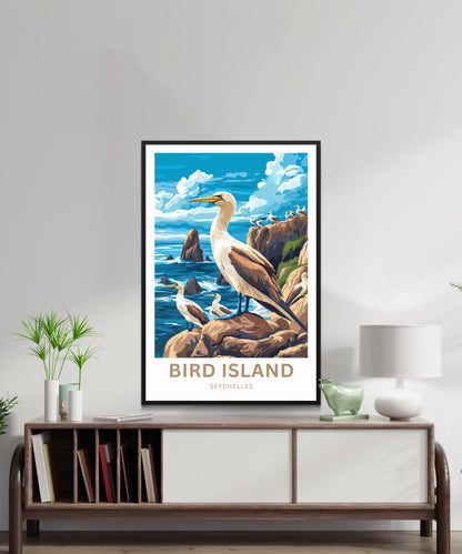 Bird Island Travel Poster - Extreme Climate
