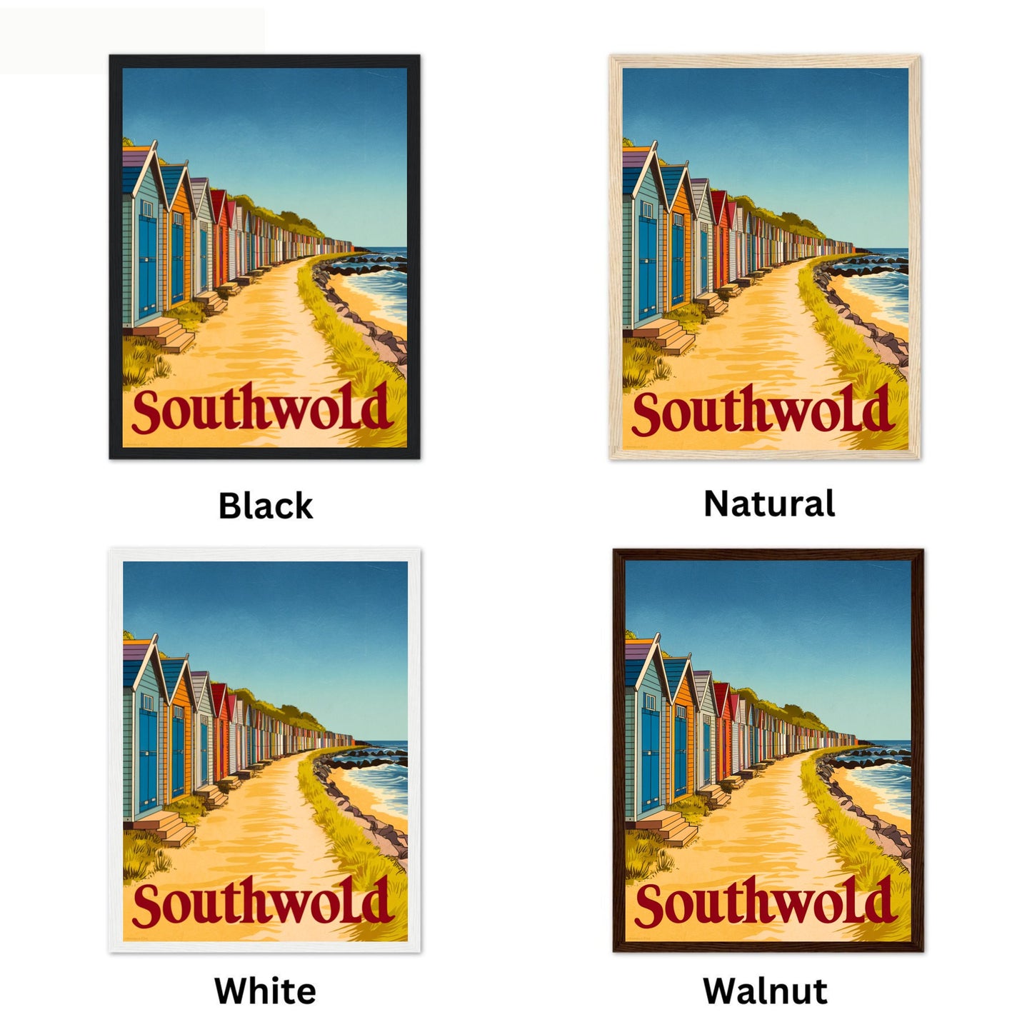 Southwold Vintage Travel Poster - Peaceful Haven