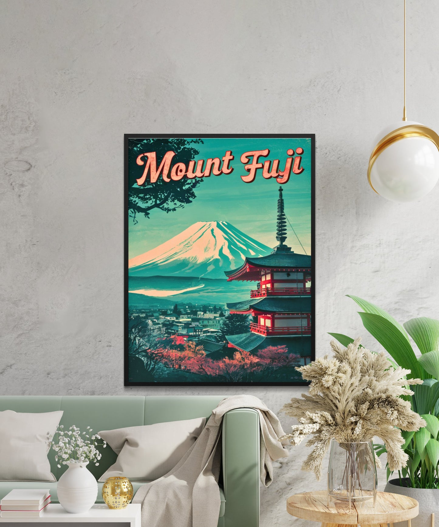 Mount Fuji Vintage Travel Poster - Vintage Splendor