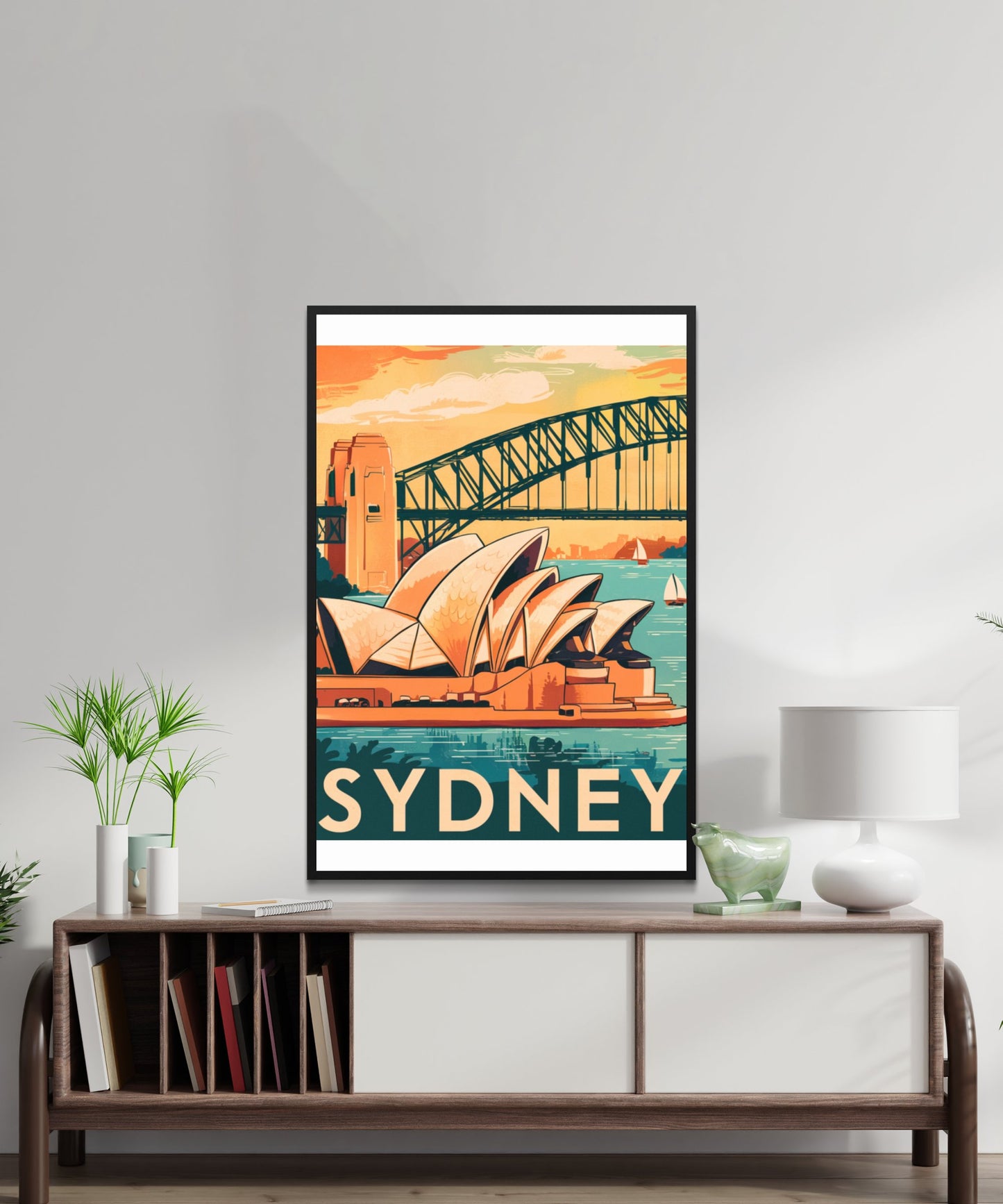 Sydney Vintage Travel Poster - Harbour City