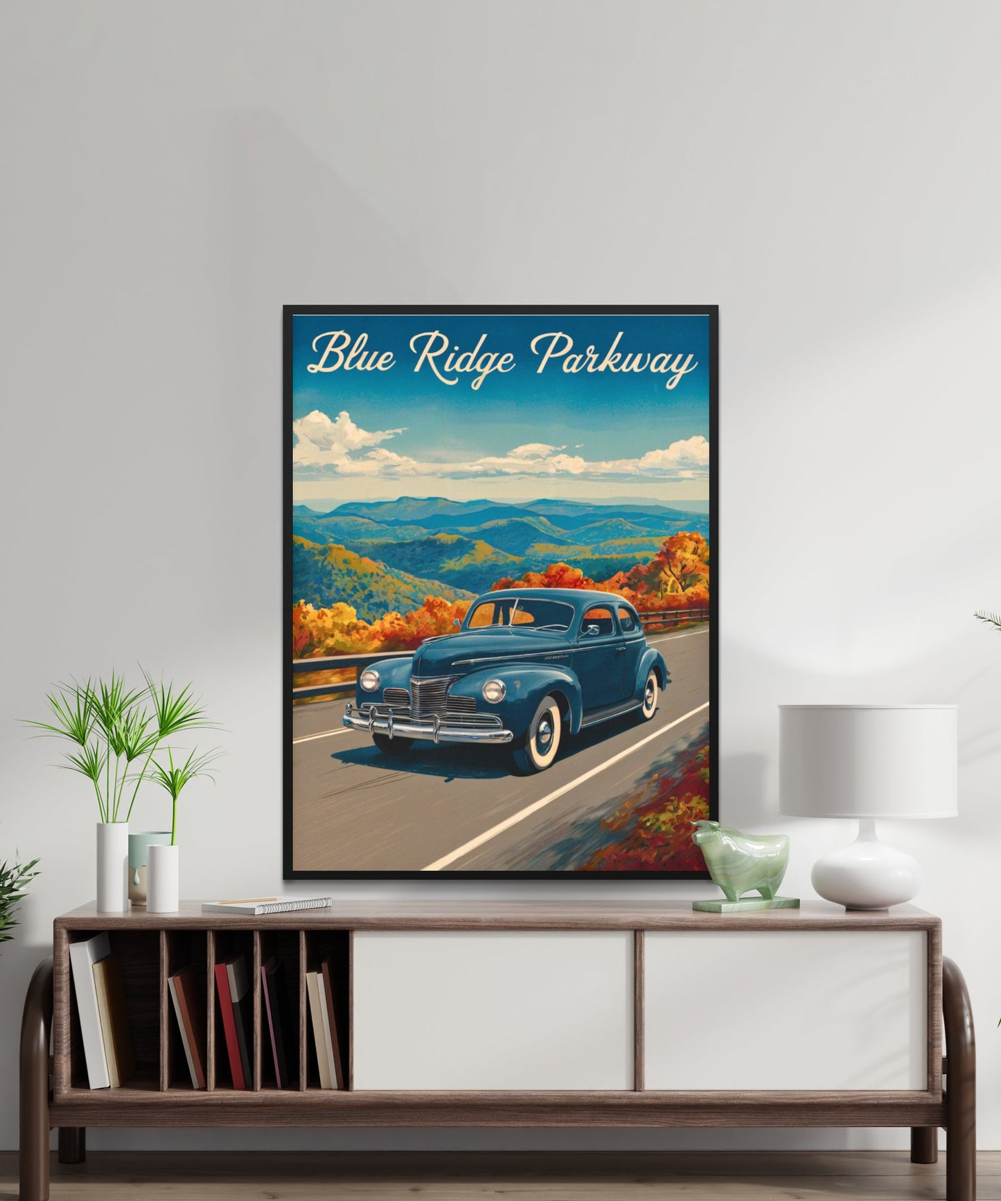 Blue Ridge Parkway Vintage Travel Poster