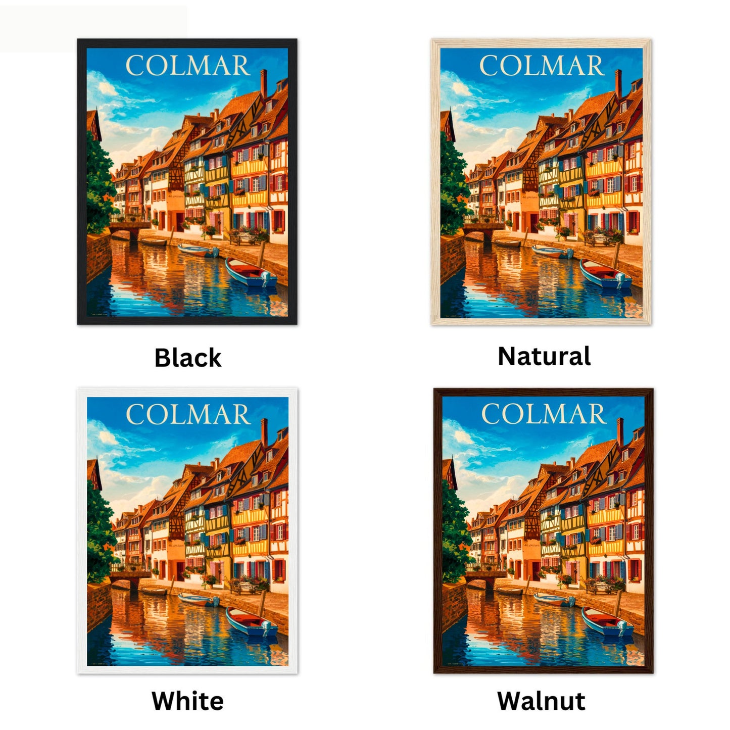 Colmar Vintage Travel Poster