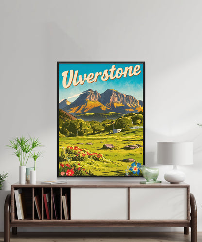 Ulverstone Vintage Travel Poster