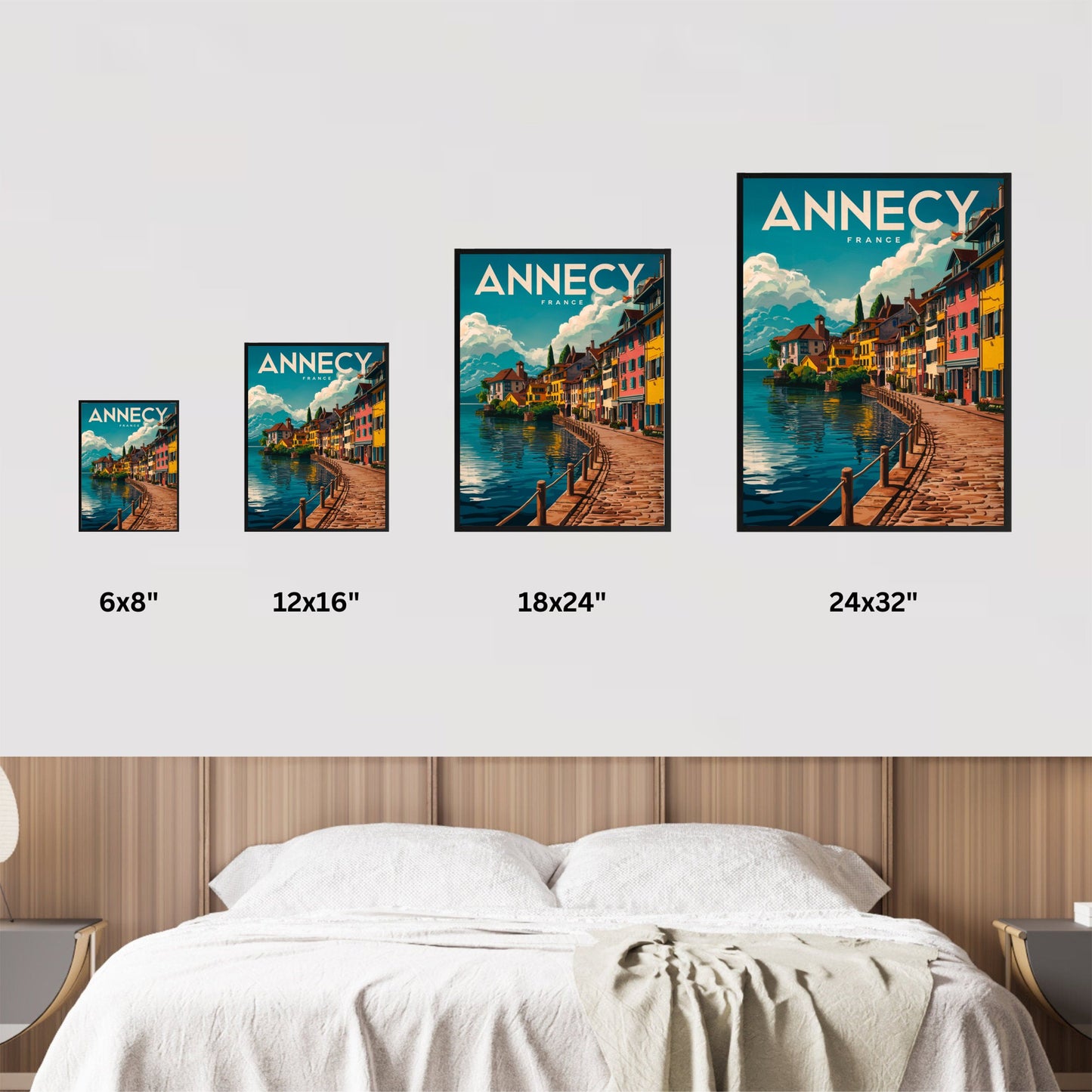 Annecy Vintage Travel Poster - Scenic Beauty