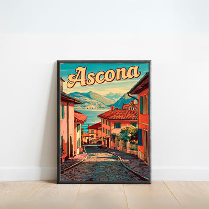 Ascona Vintage Travel Poster