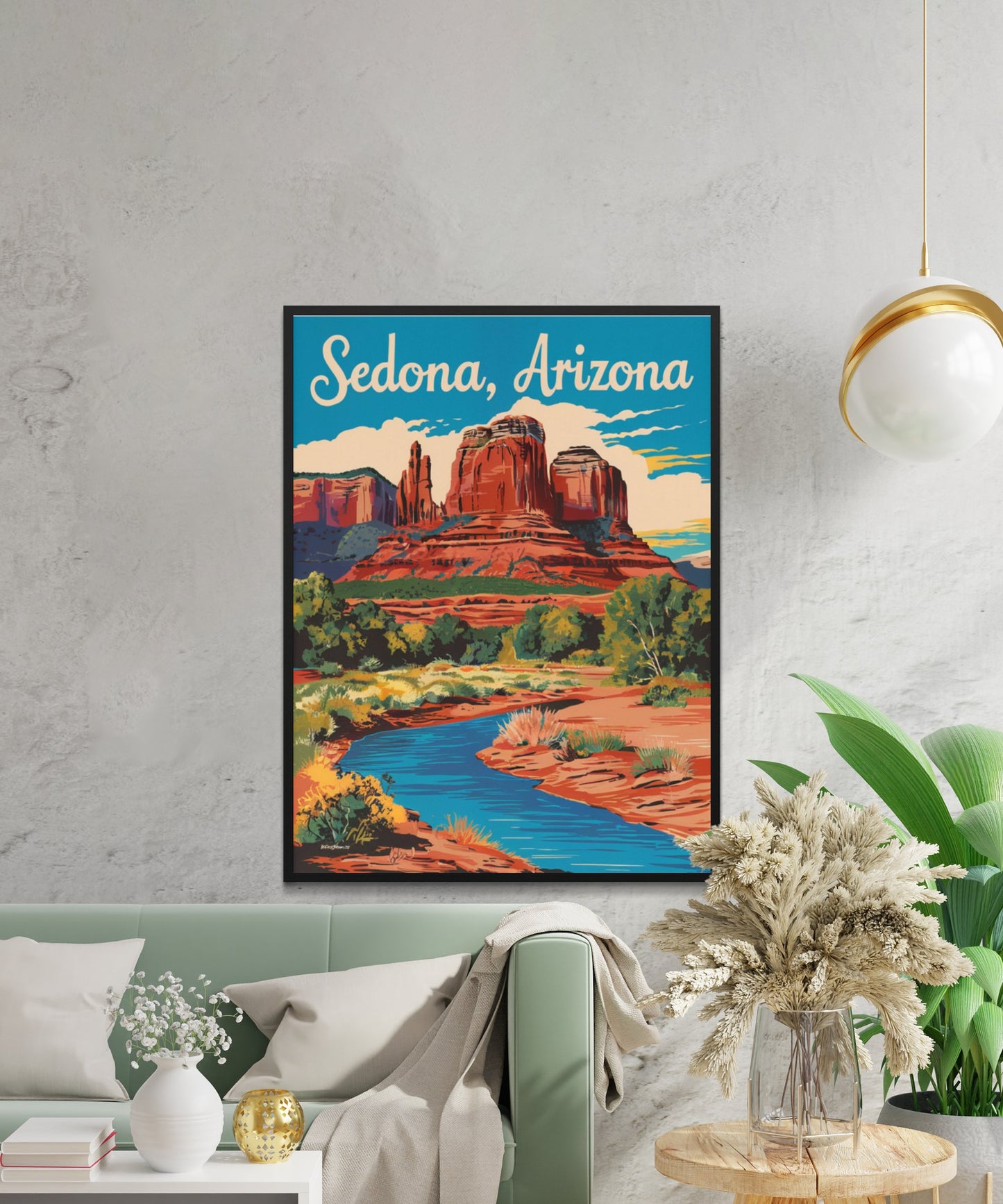 Sedona Vintage Travel Poster