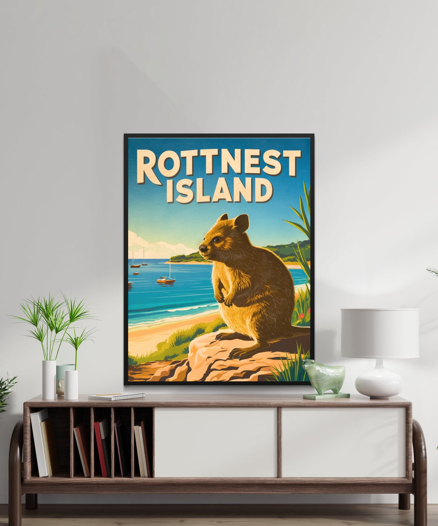 Rottnest Island Vintage Travel Poster