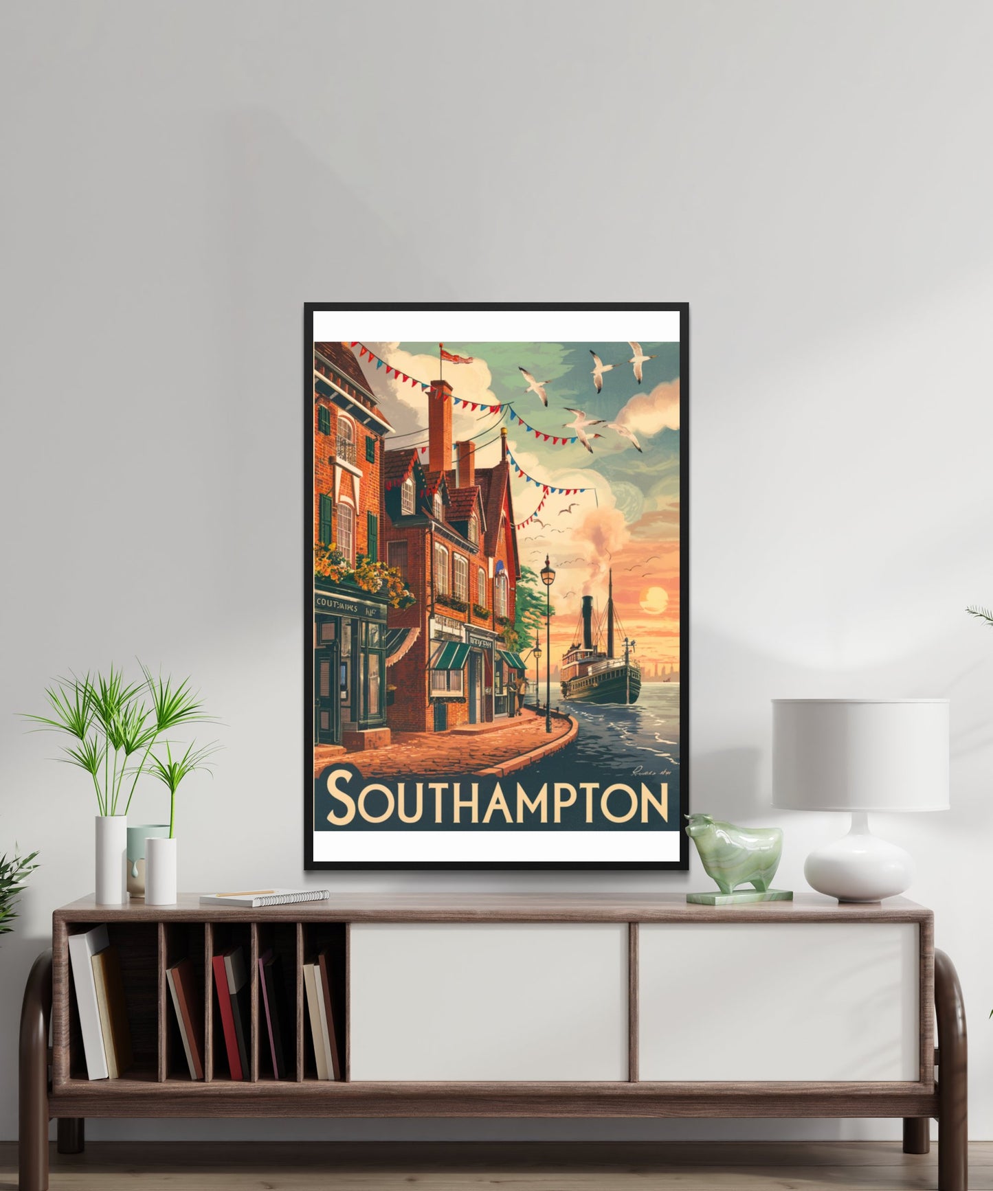 Southampton Vintage Travel Poster