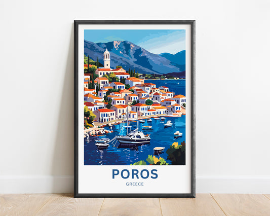 Poros Travel Print