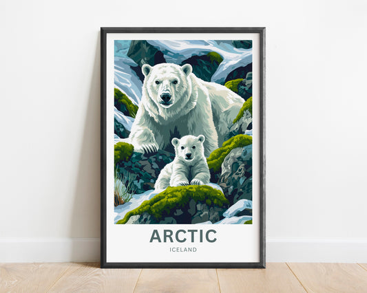 Arctic Travel Poster