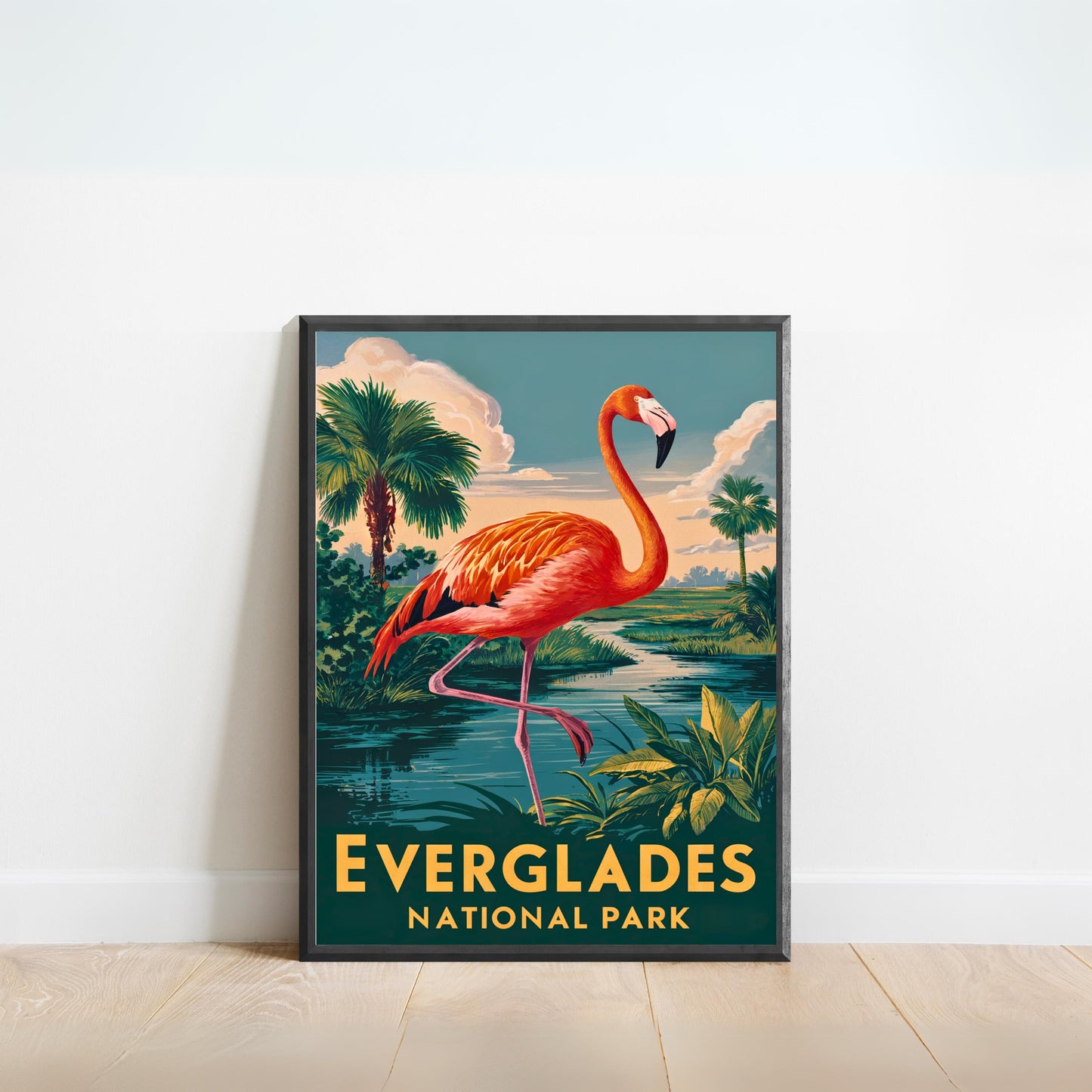 Everglades Vintage Travel Poster