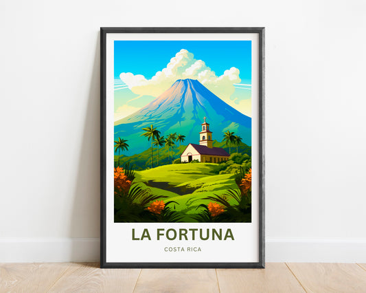 La Fortuna Travel Poster - Natural Wonder