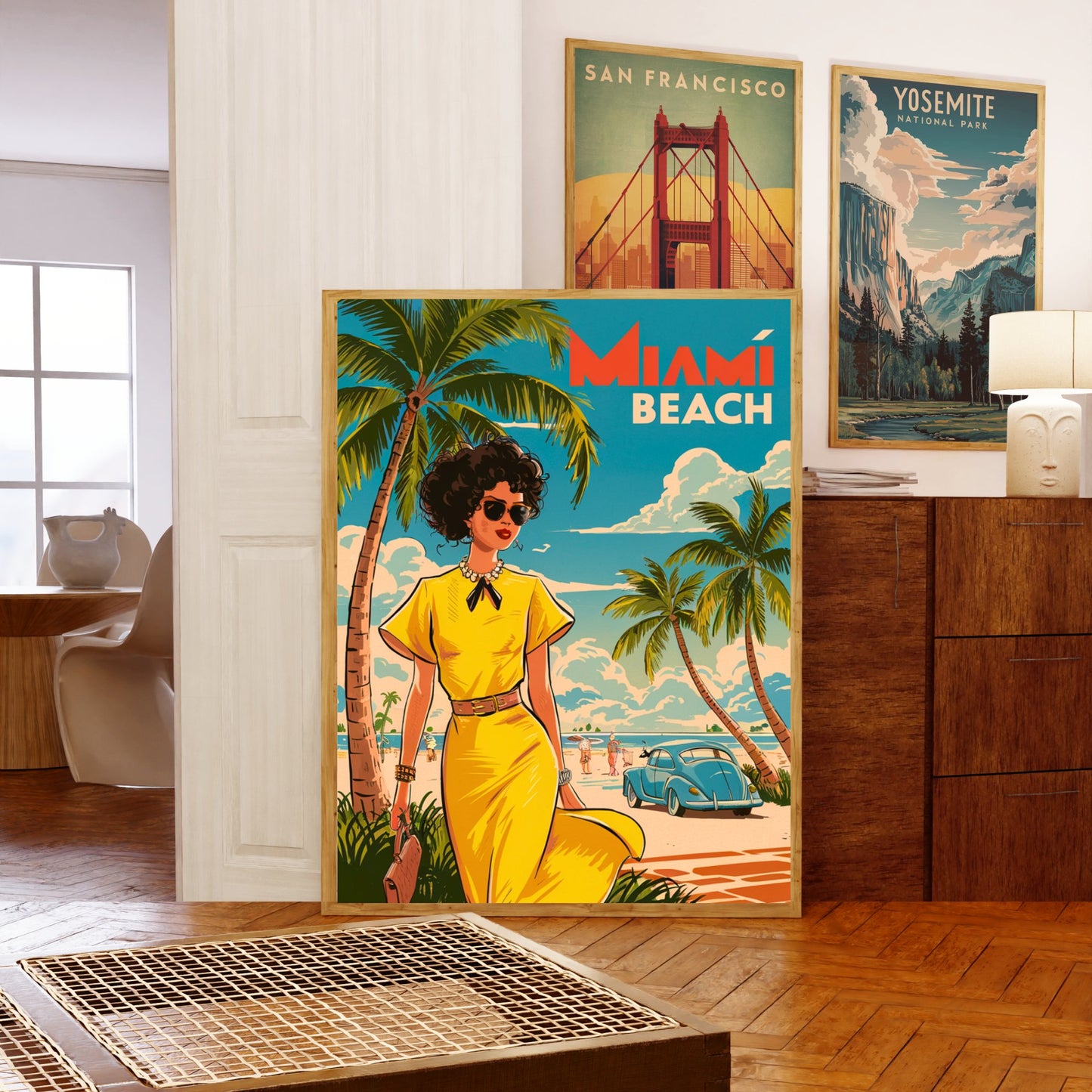 Miami Vintage Travel Poster