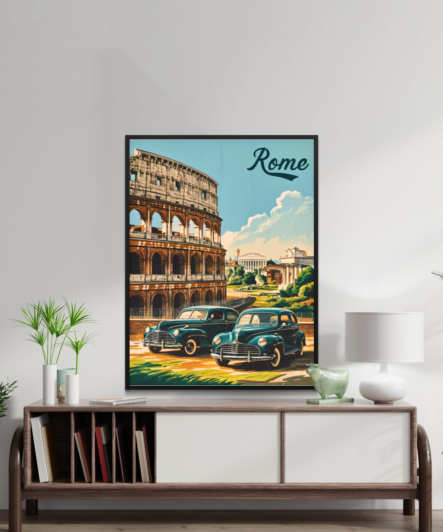 Rome Vintage Travel Poster