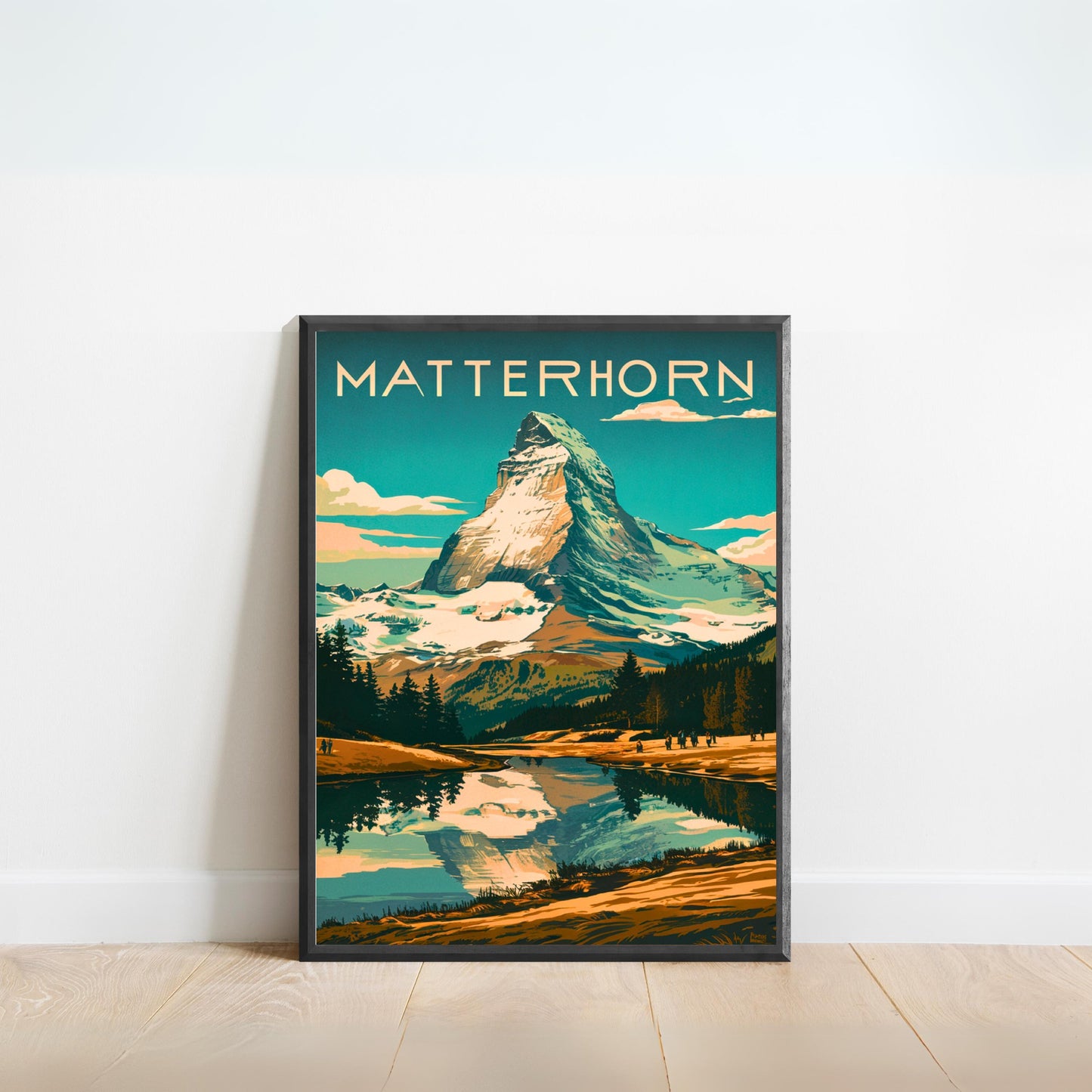 Matterhorn Vintage Travel Poster