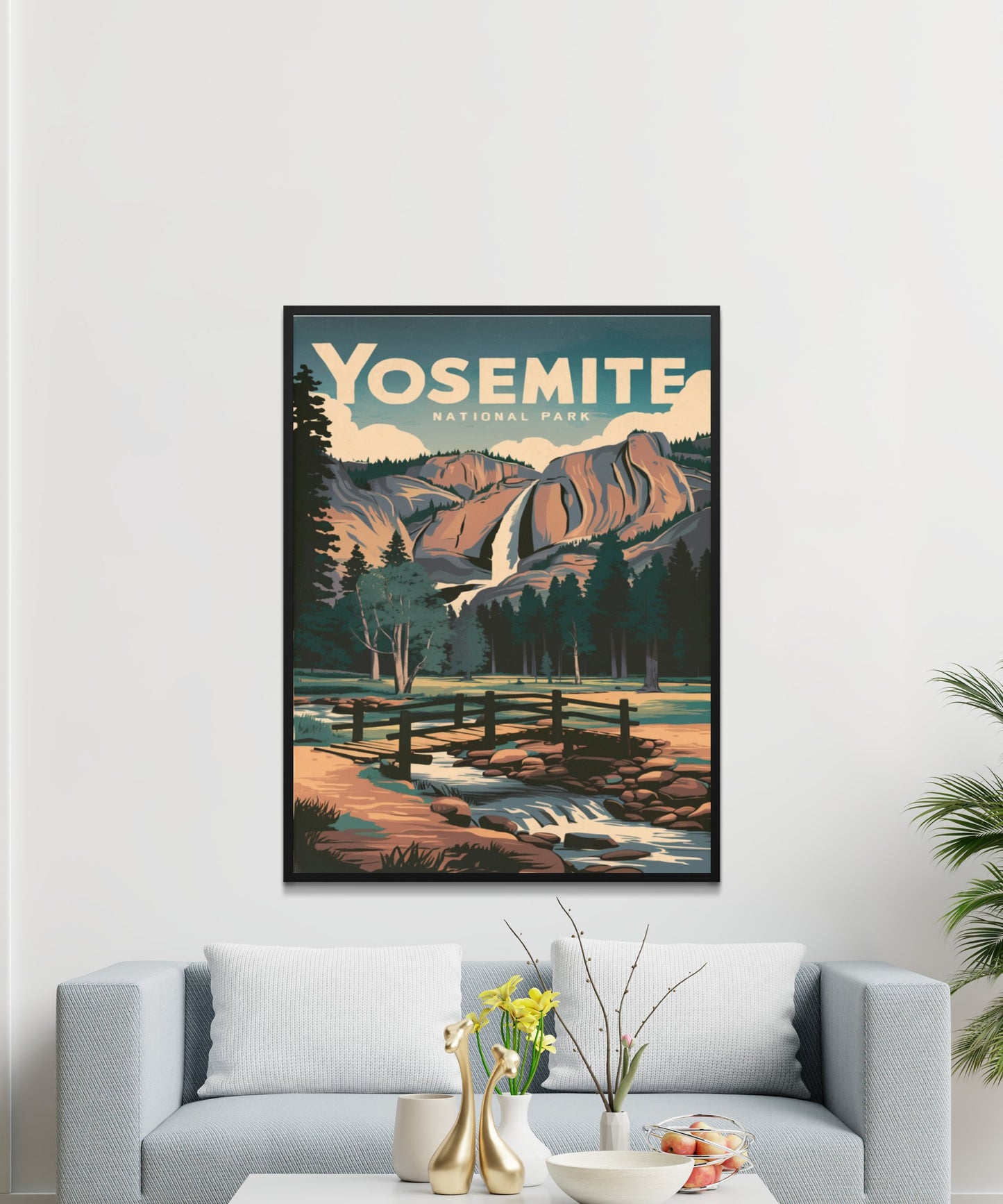 Yosemite Vintage Travel Poster - Natural Serenity