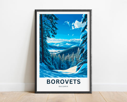 Borovets Travel Poster