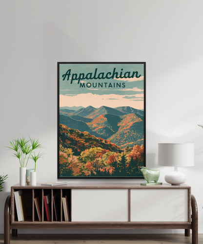 Appalachian Vintage Travel Poster