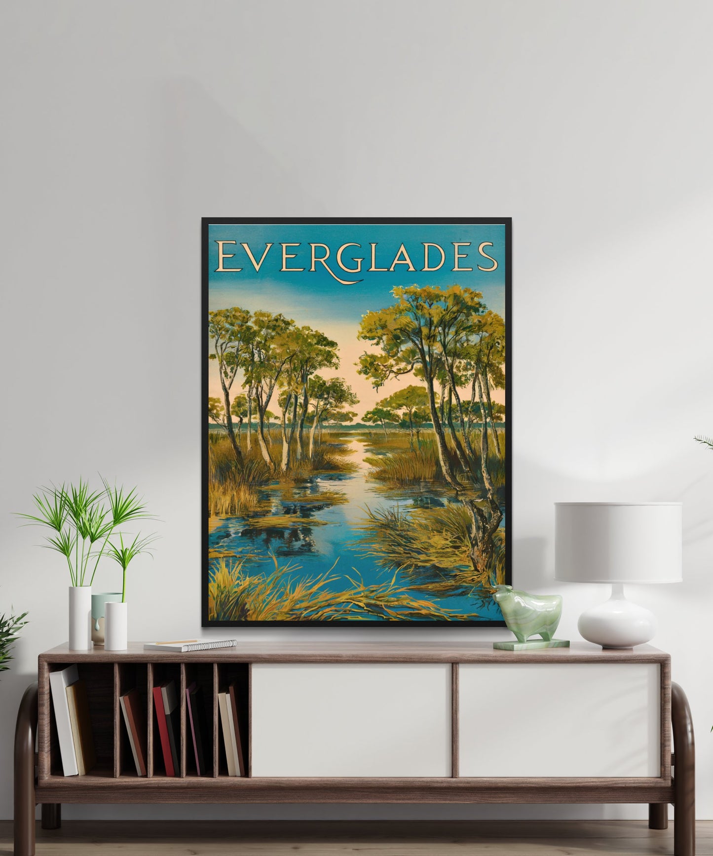 Everglades Vintage Travel Poster - Timeless Wetland Wonders