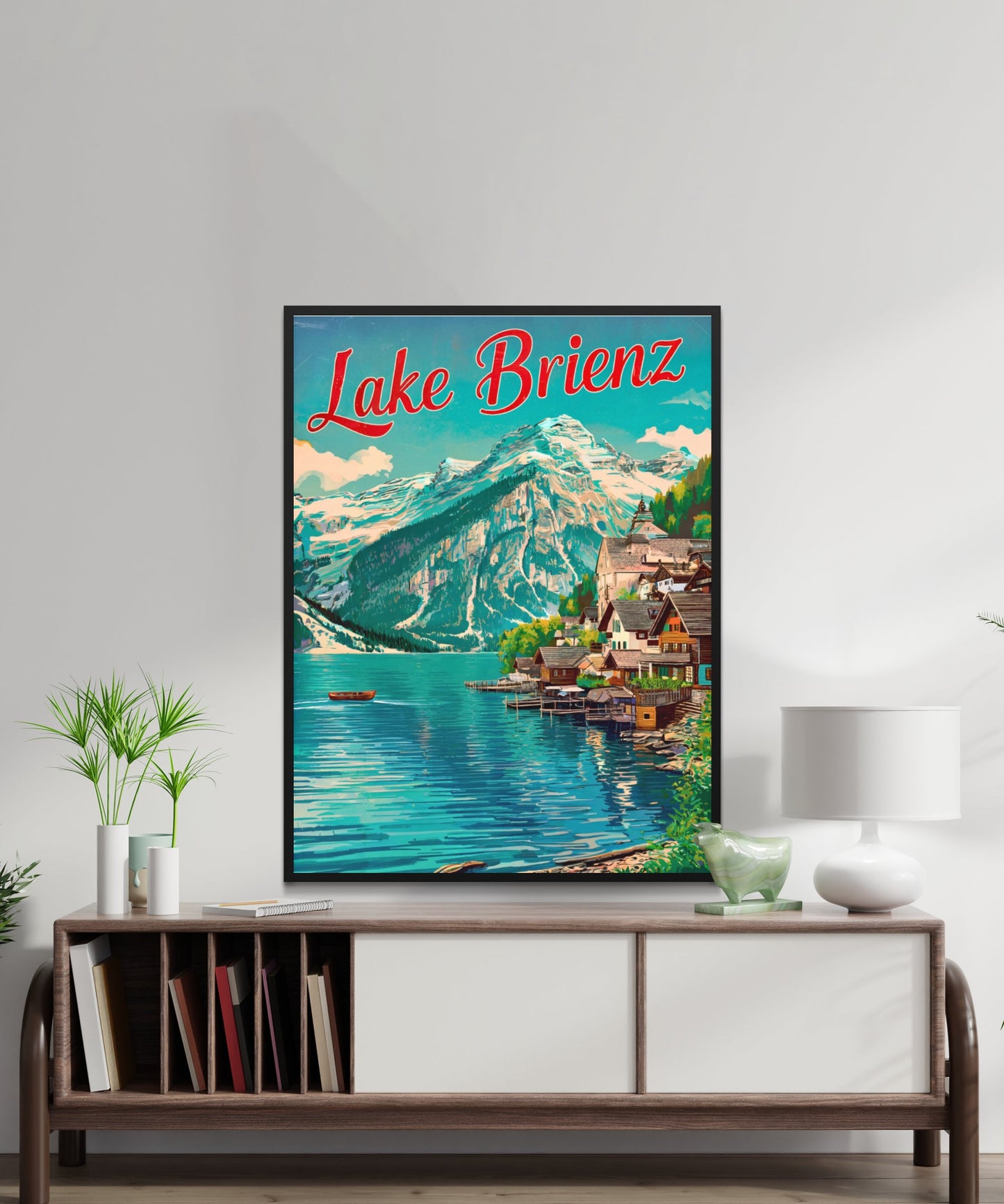 Lake Brienz Vintage Travel Poster