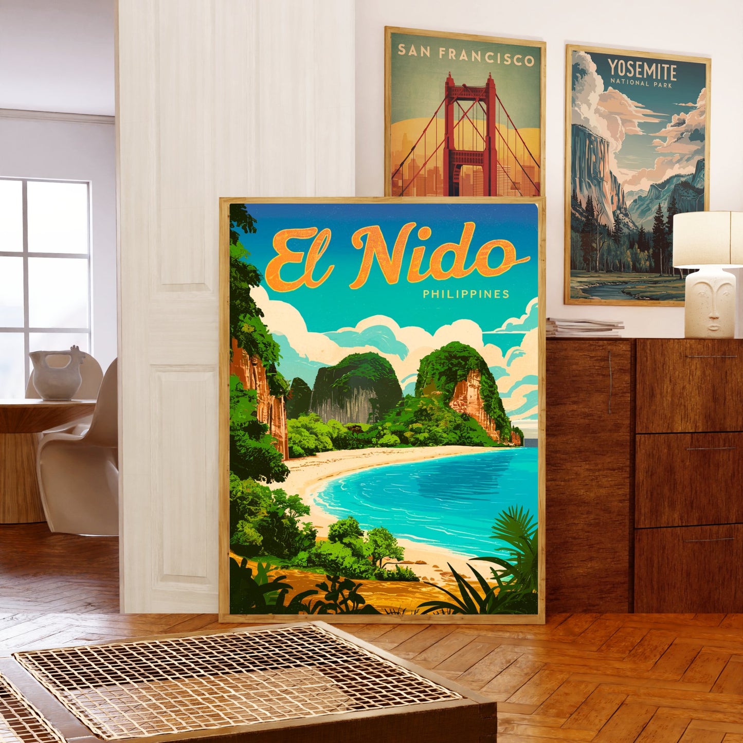 El Nido Vintage Travel Poster