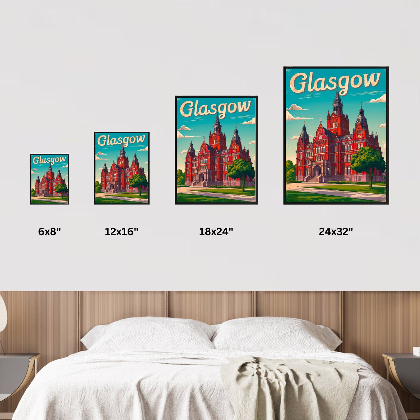 Glasgow Vintage Travel Poster