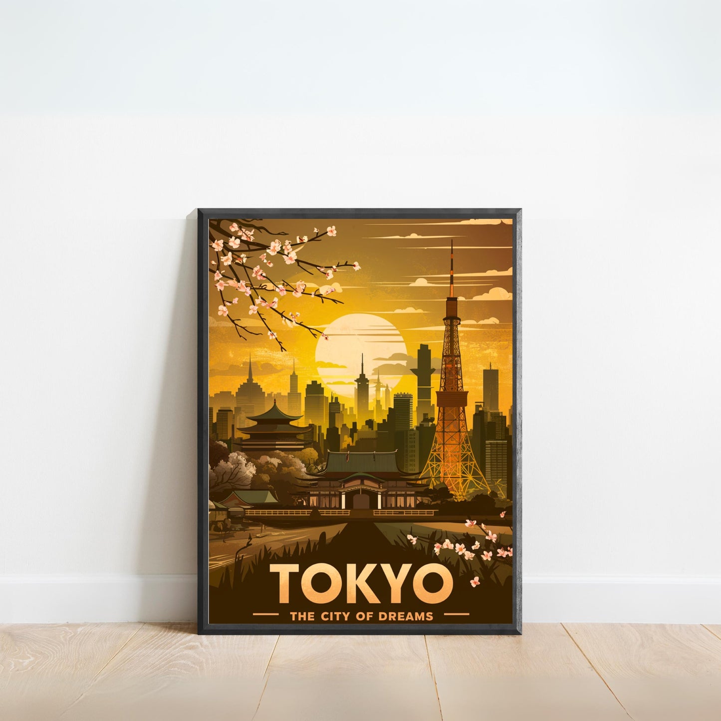 Tokyo Vintage Travel Poster - Nightlife Hotspot