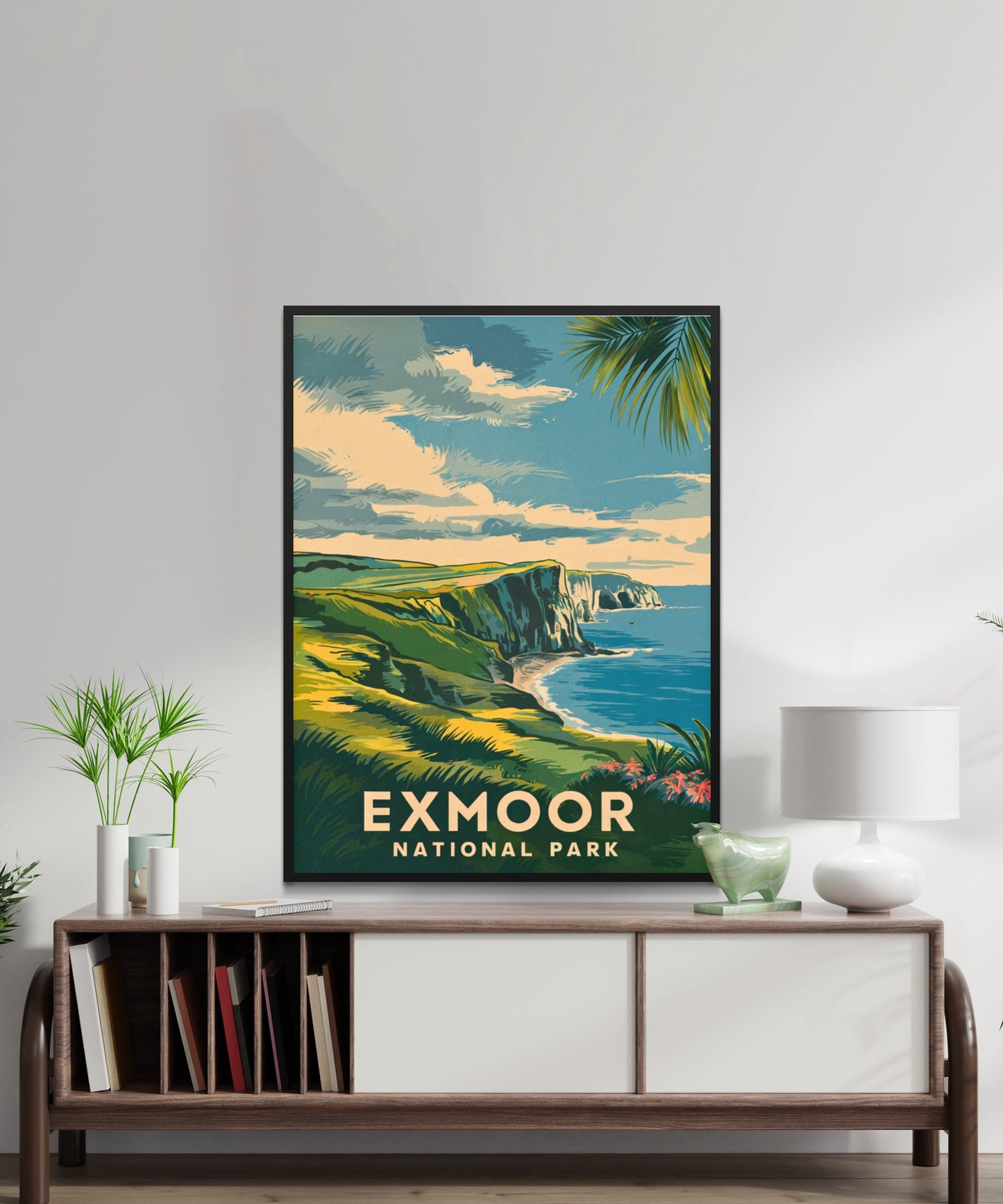 Exmoor Vintage Travel Poster