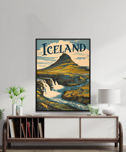 Iceland Vintage Travel - Timeless Land of Fire and Ice