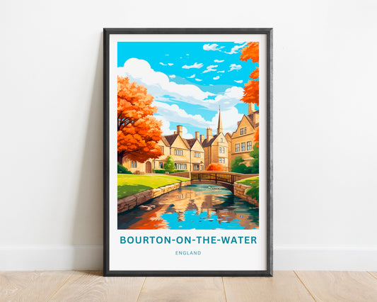 Bourton-on-the-Water Travel Poster