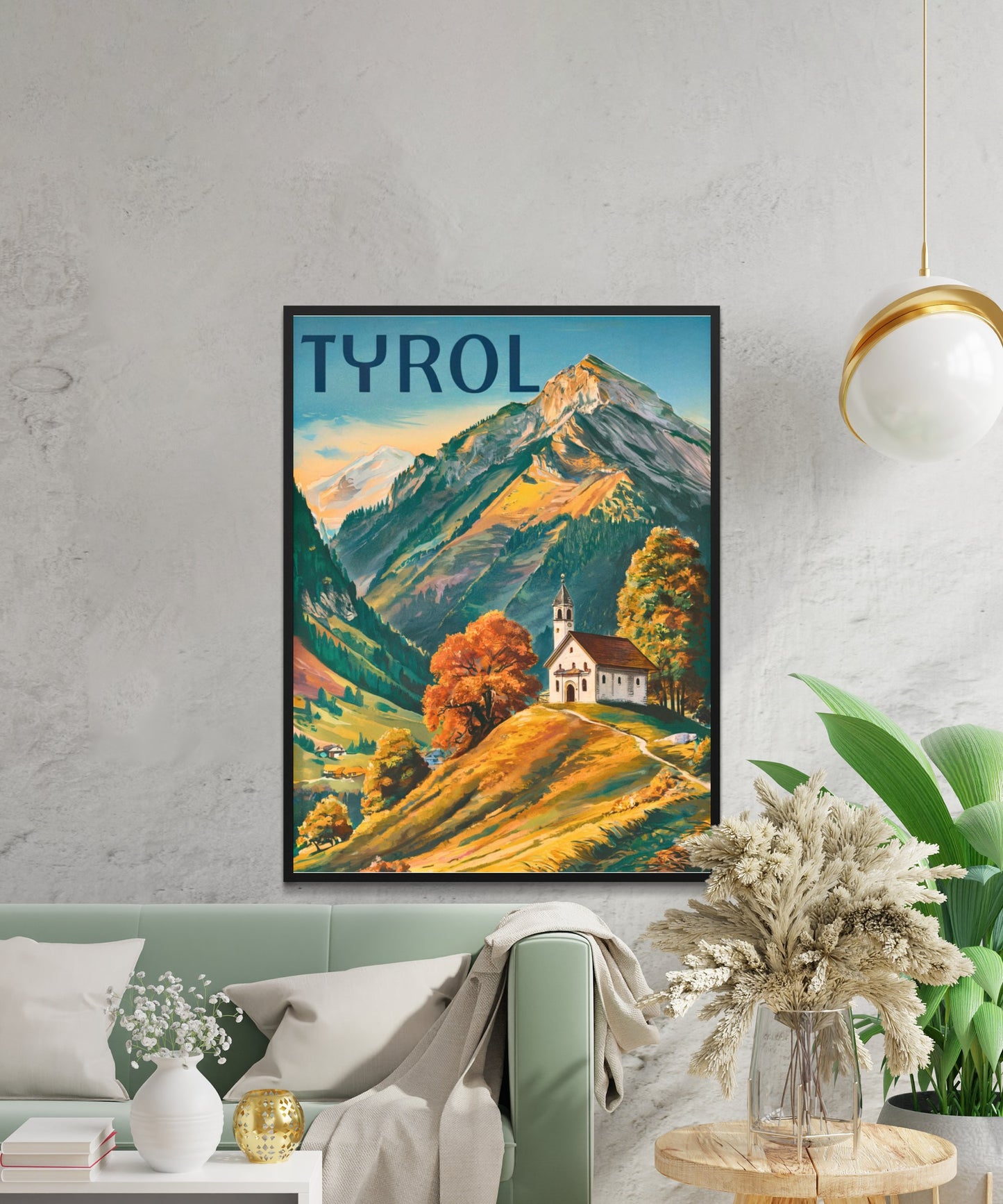 Tyrol Vintage Travel Poster