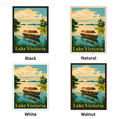 Lake Victoria Vintage Travel Poster - Beauty of Africa’s Great Lake