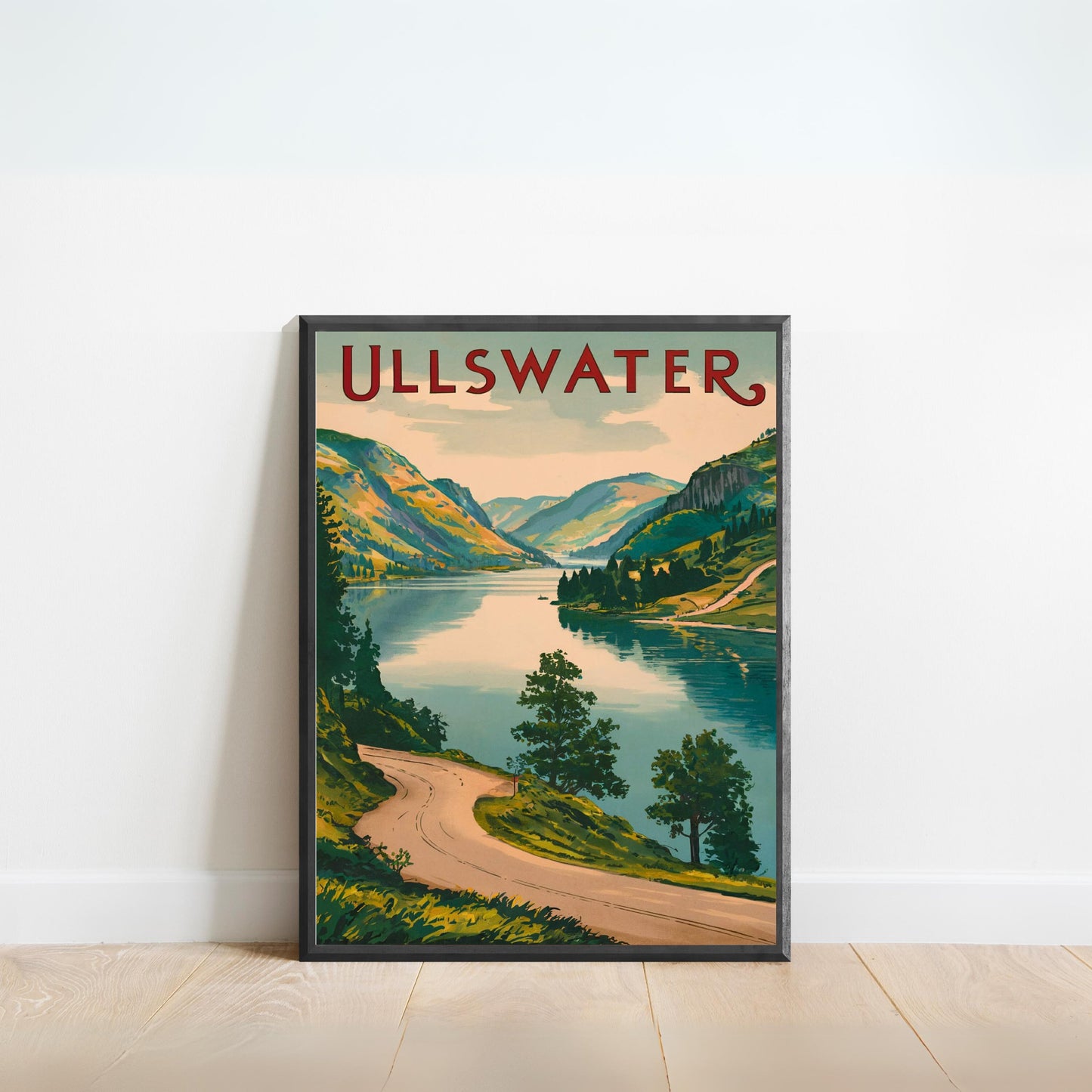 Ullswater Vintage Travel Poster - Timeless Lake District Beauty