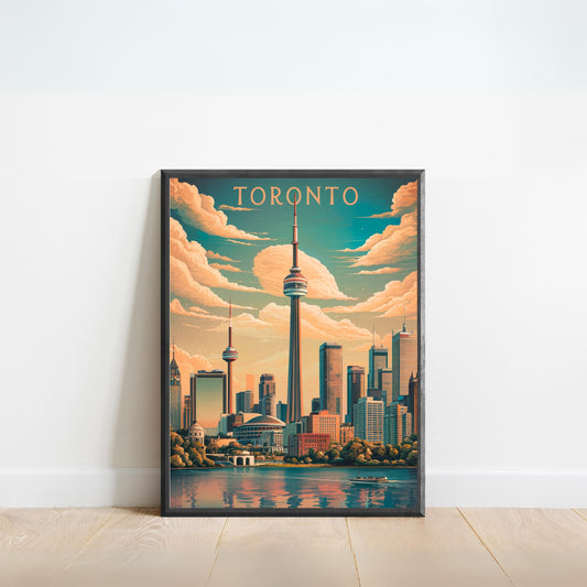 Toronto Vintage Travel Poster