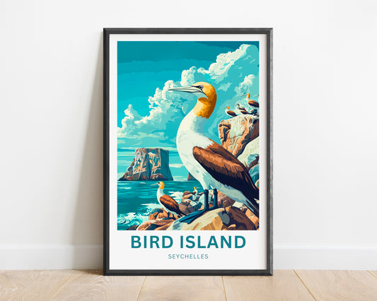 Bird Island Travel Poster