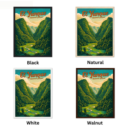 El Yunque Vintage Travel Poster