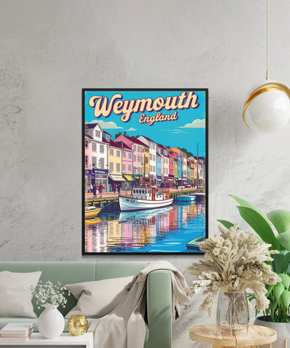 Weymouth  Vintage Travel Poster