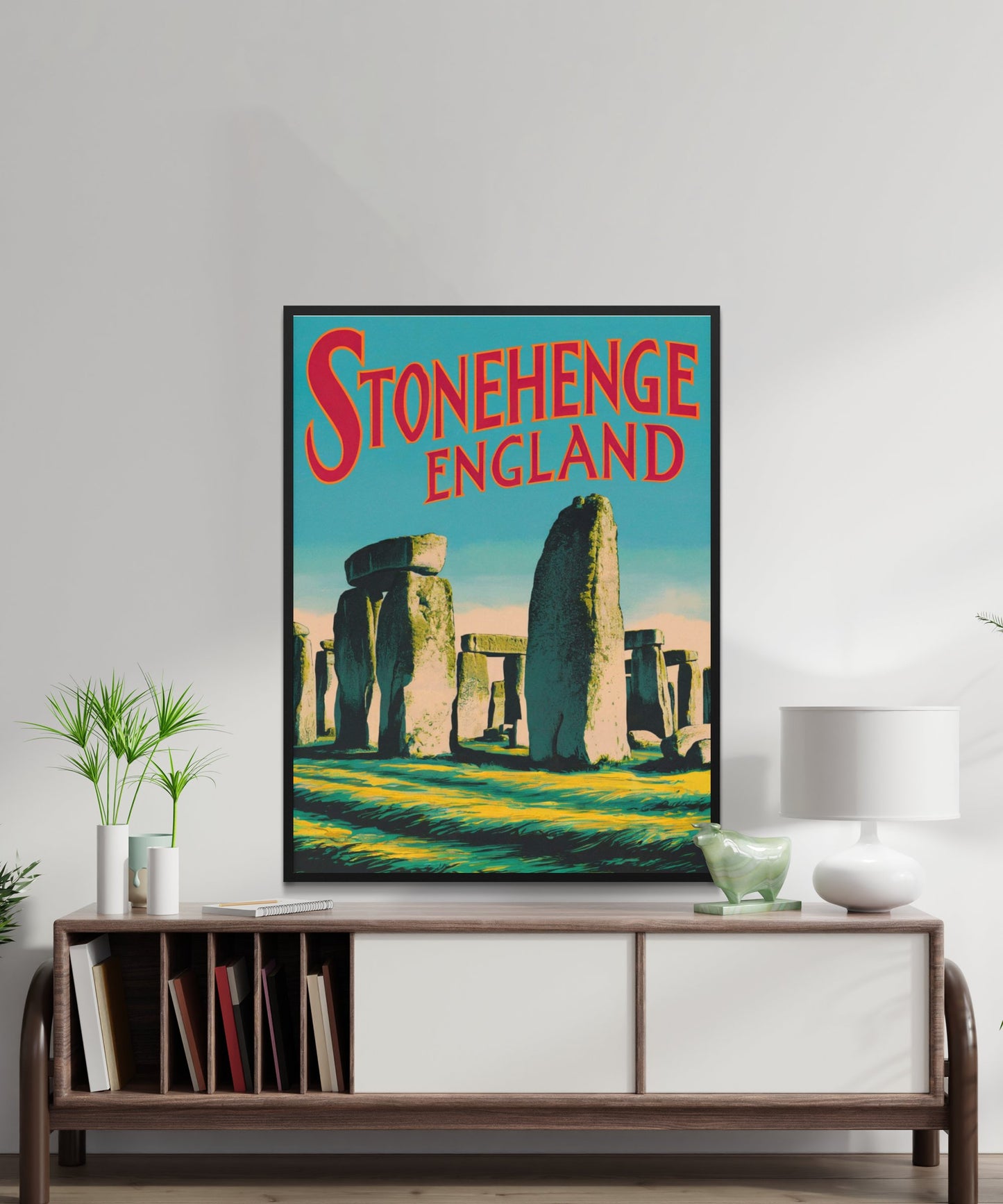 Stonehenge Vintage Travel Poster