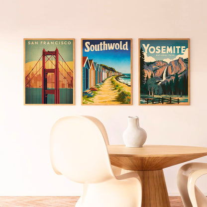 Southwold Vintage Travel Poster