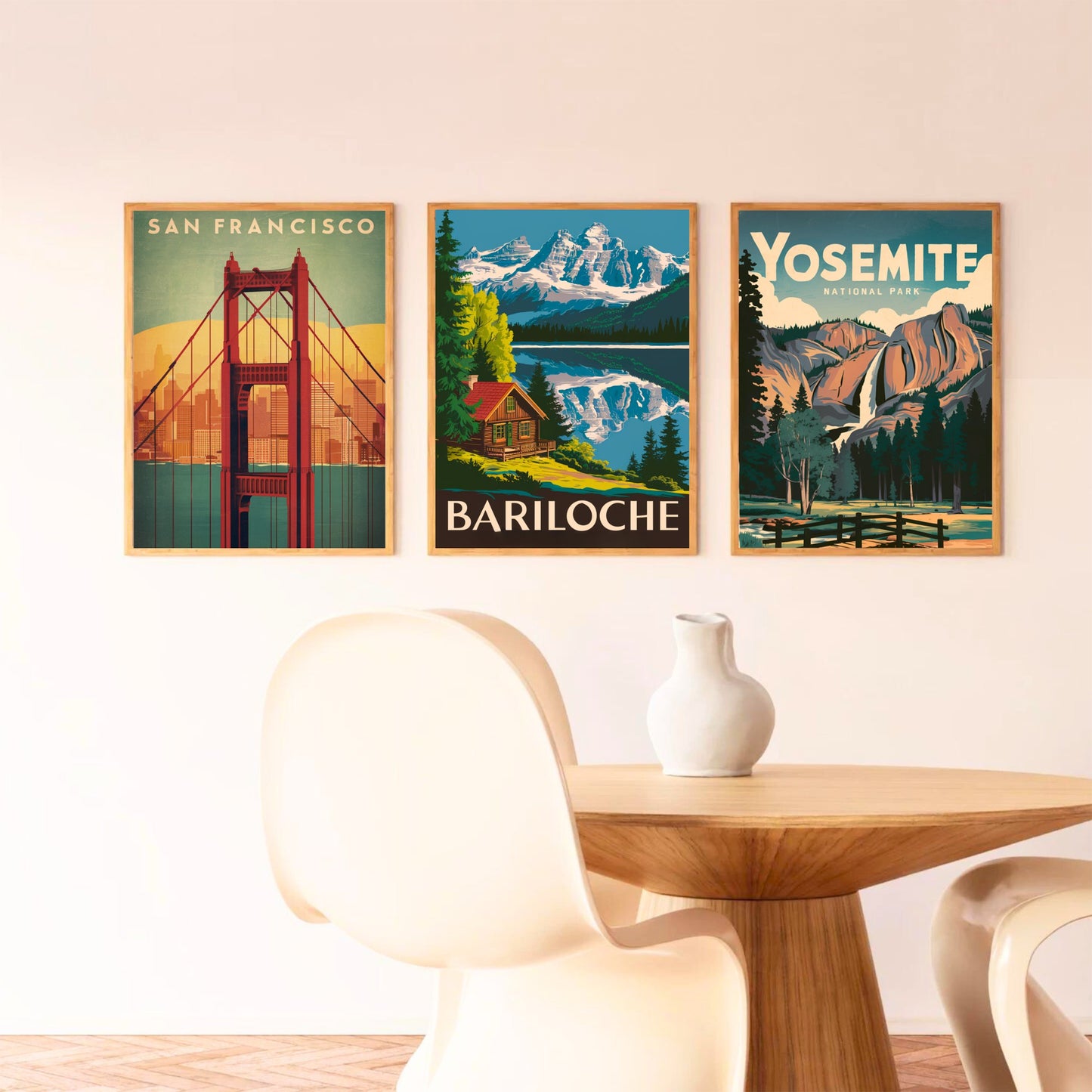 Bariloche Vintage Travel Poster - Outdoor Adventure