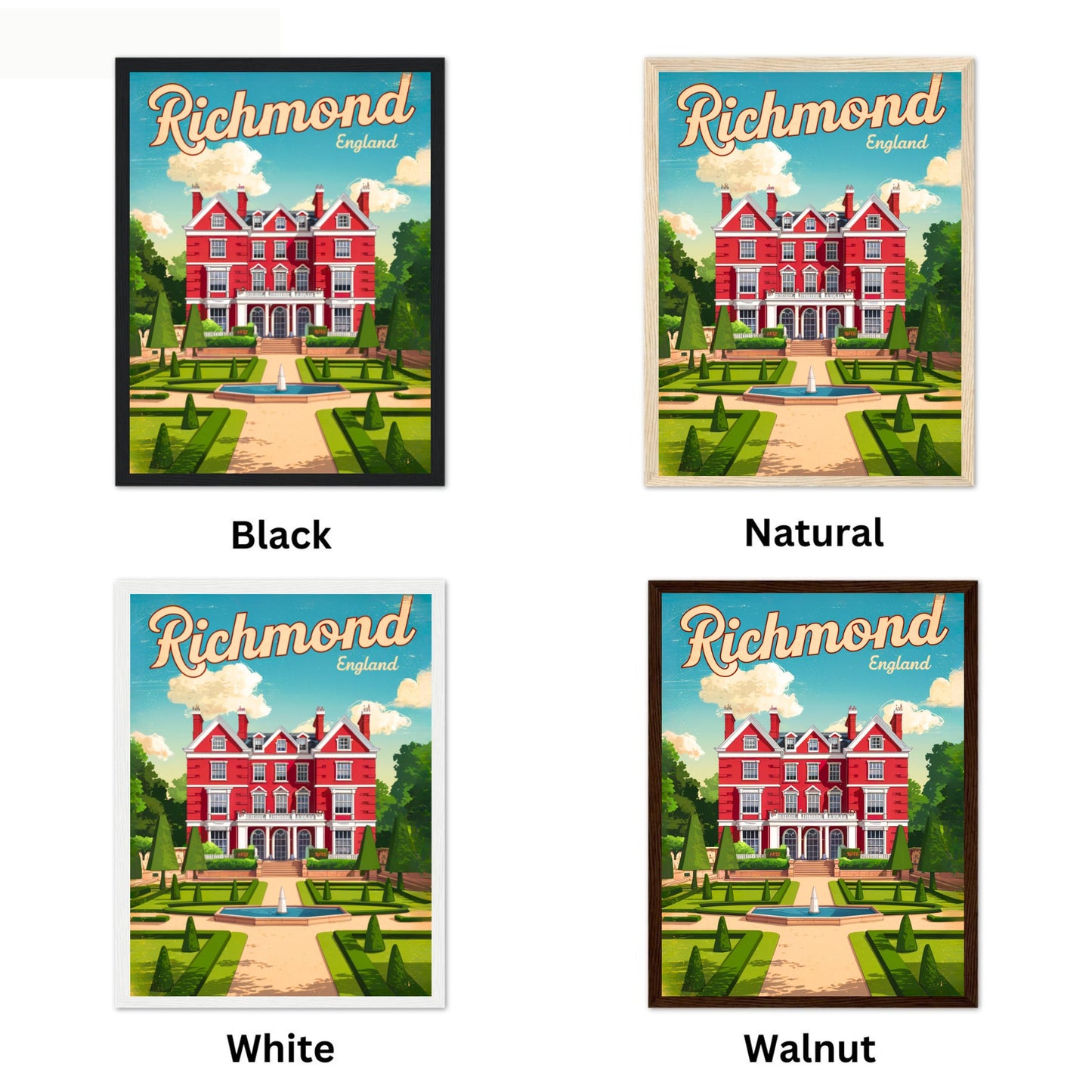 Richmond Vintage Travel Poster - Colonial Heritage