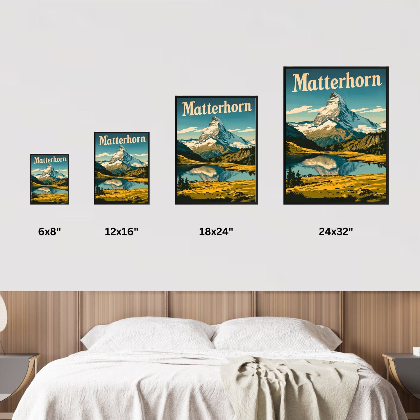 Matterhorn Vintage Travel Poster - Alpine Adventure