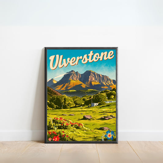 Ulverstone Vintage Travel Poster