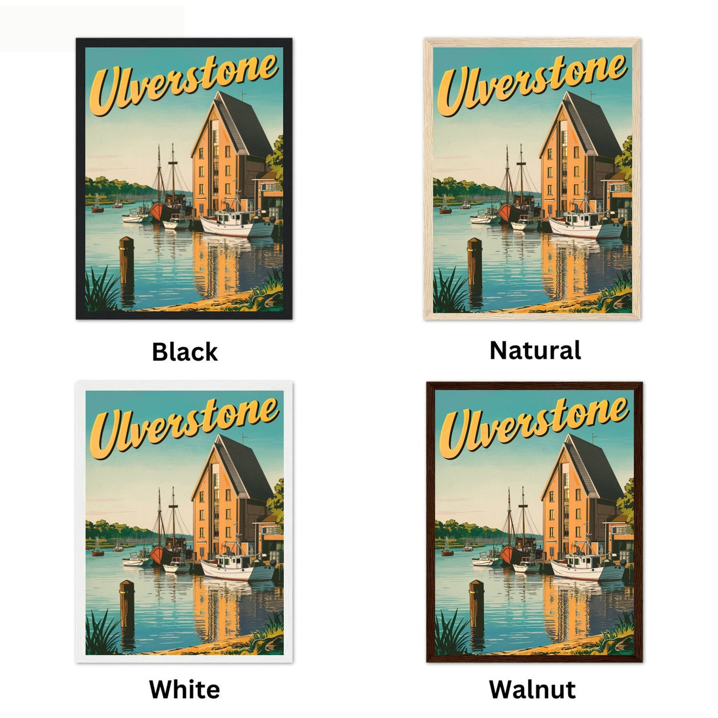 Ulverstone Vintage Travel Poster - Lush Landscapes