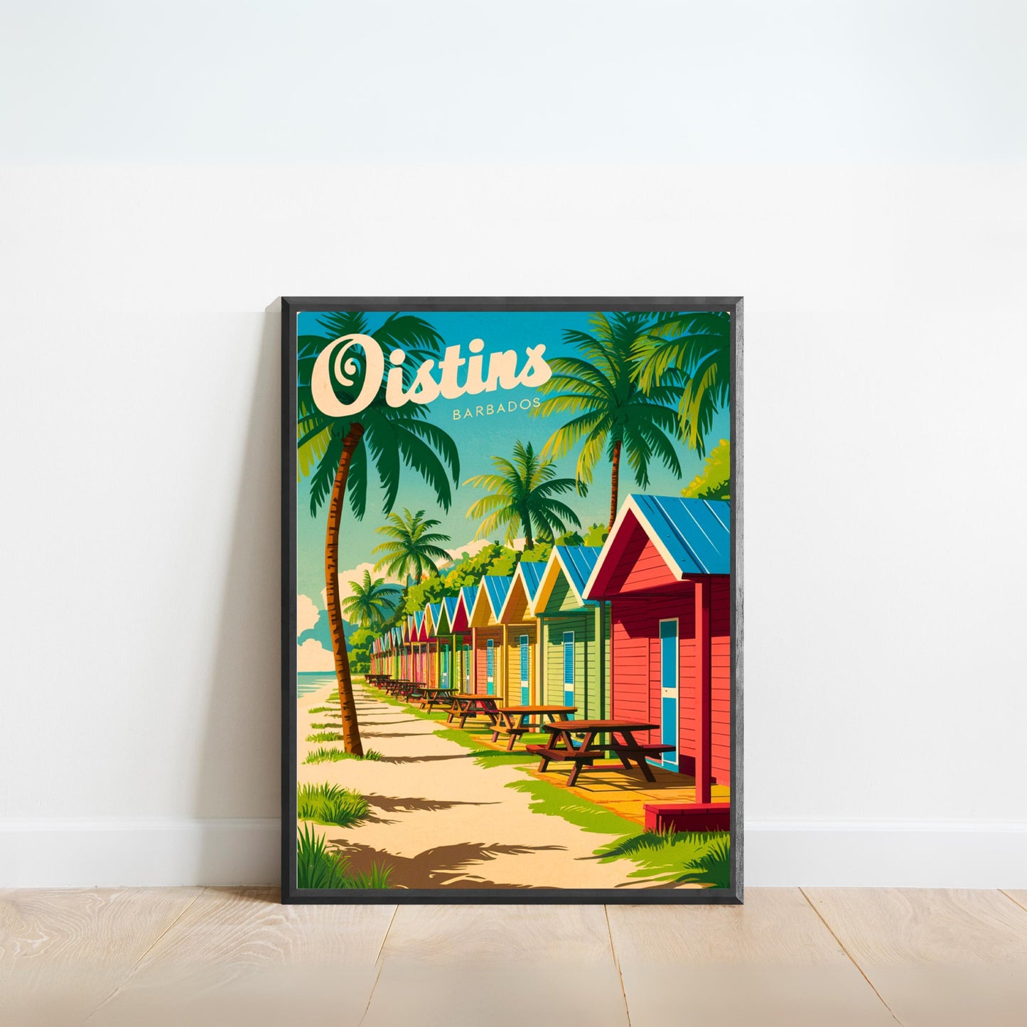 Oinstins Vintage Travel Poster - Timeless Beauty