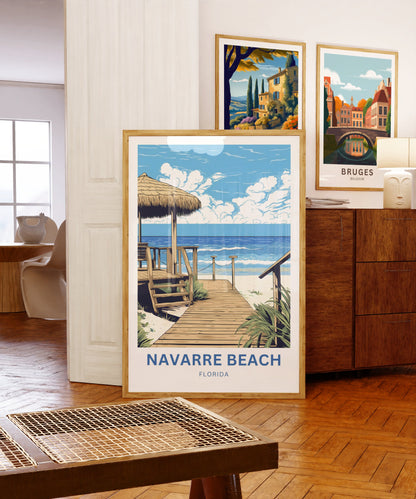 Navarre Beach Travel Poster