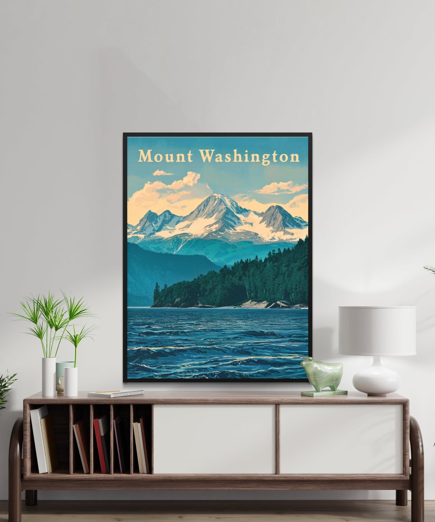 Mount Washington Vintage Travel Poster - Timeless Peaks