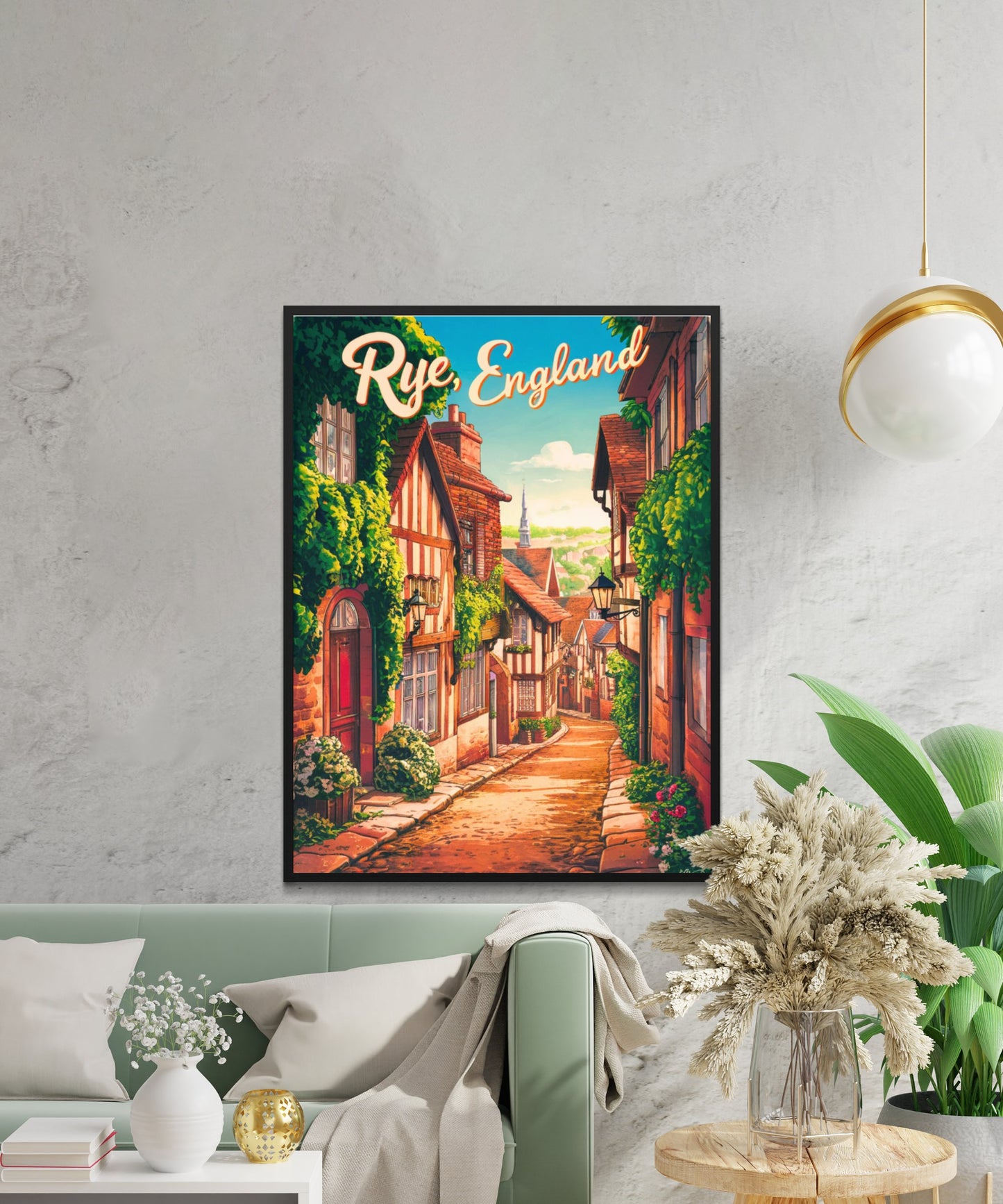 Rye Vintage Travel Poster